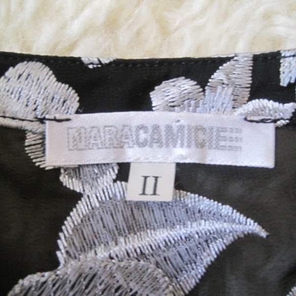 NARACAMICIE Sheer Embroidered Tunic Top - Picture 4 of 5